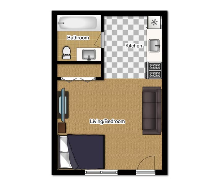 Studio Floorplan